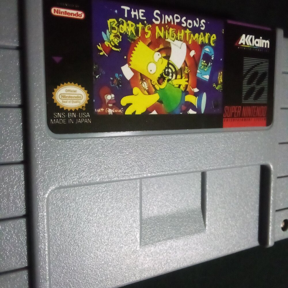 the simpsons barts nightmare